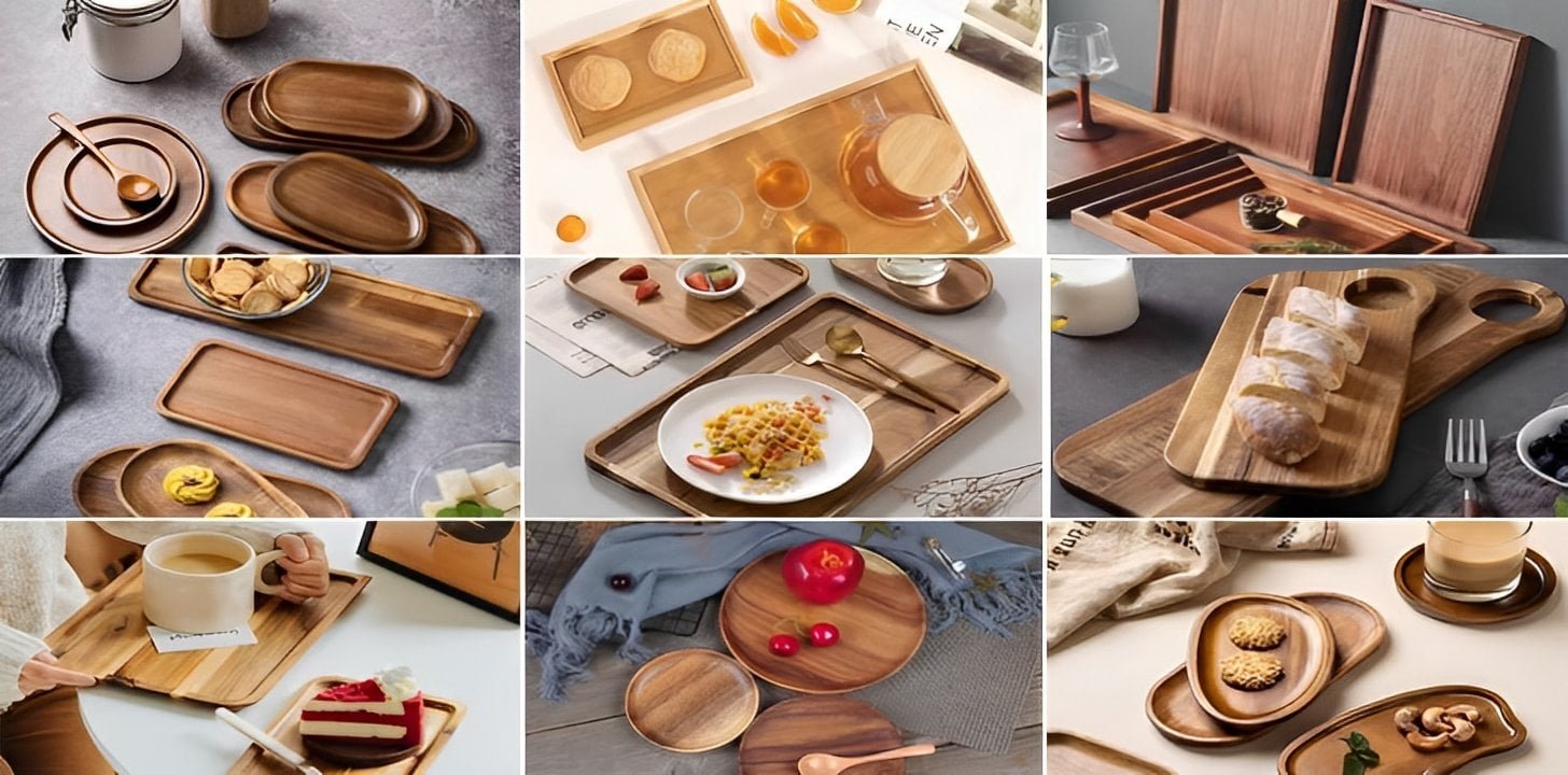JDW Wood Trays Collection